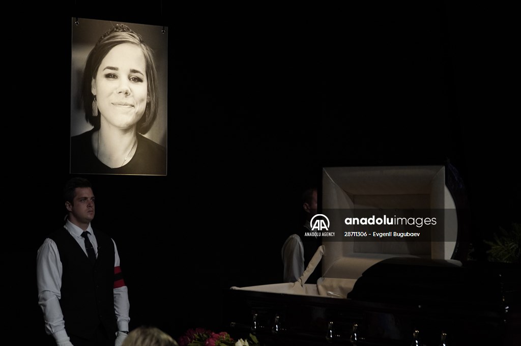 Funeral ceremony held in Moscow for killed journalist Darya Dugina