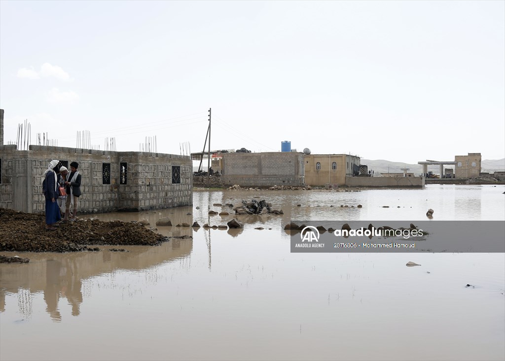 Heavy Rains Cause Flash Flooding In Yemen | Anadolu Images