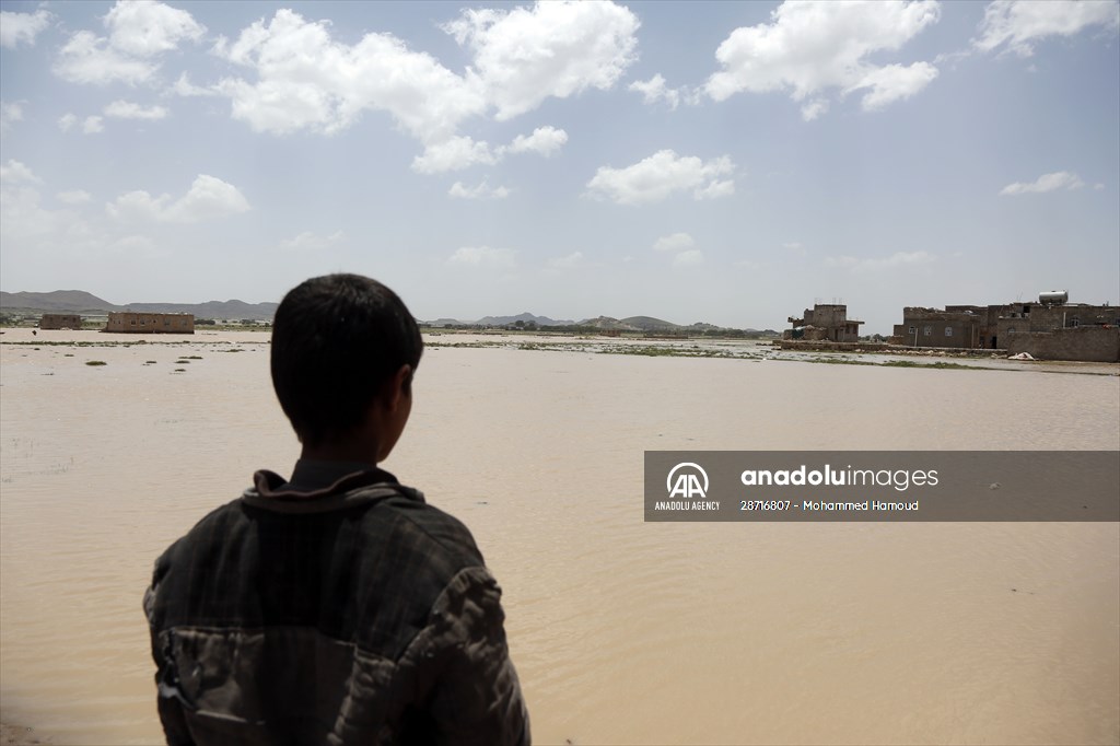 Heavy rains cause flash flooding in Yemen