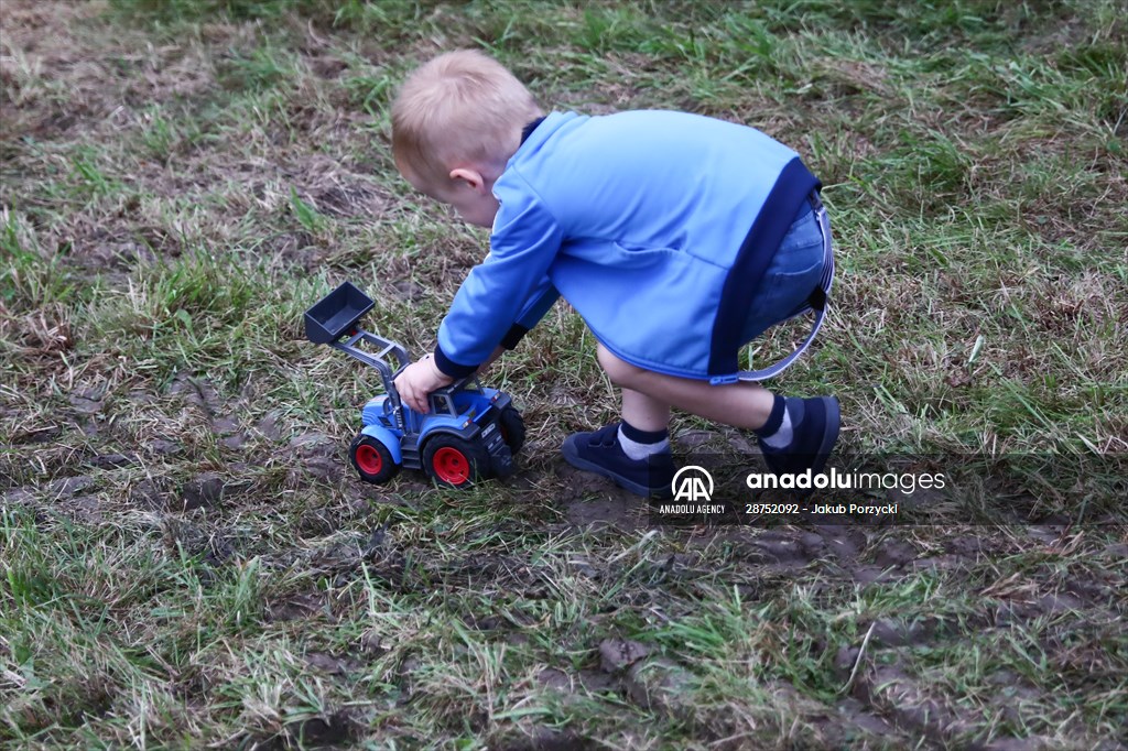 Farm Tractors Race In Poland