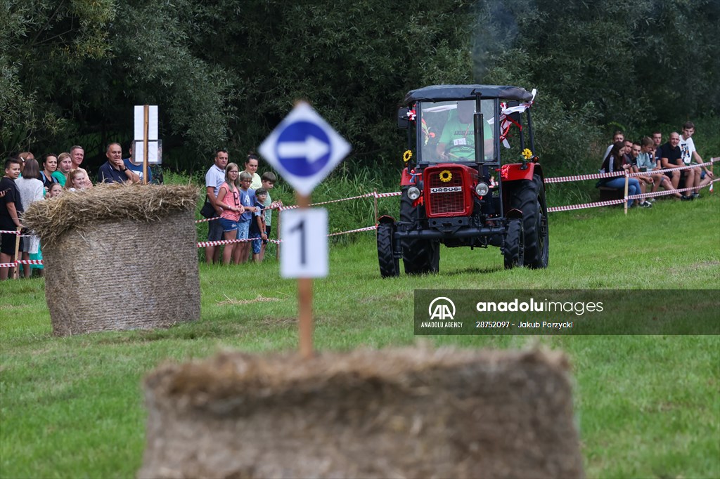 Farm Tractors Race In Poland