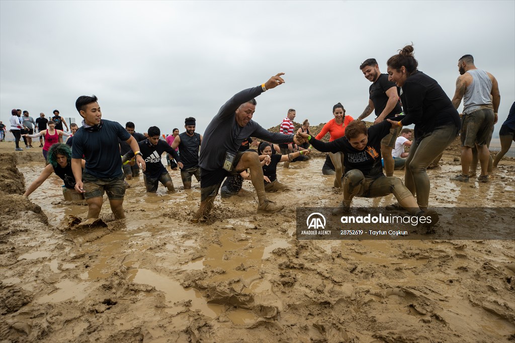 Tough Mudder event in Sonoma Valley of California