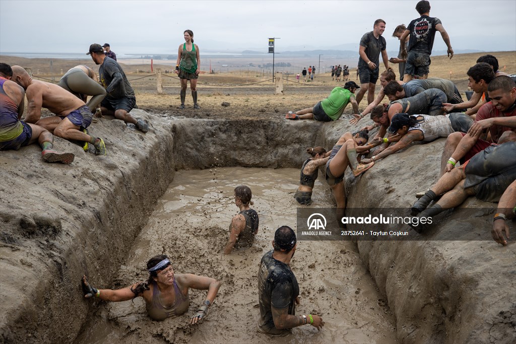 Tough Mudder event in Sonoma Valley of California