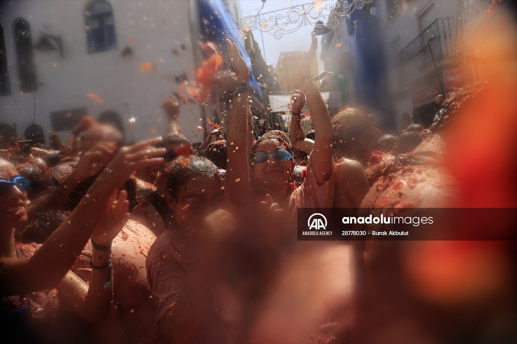 "La Tomatina" Festival in Spain