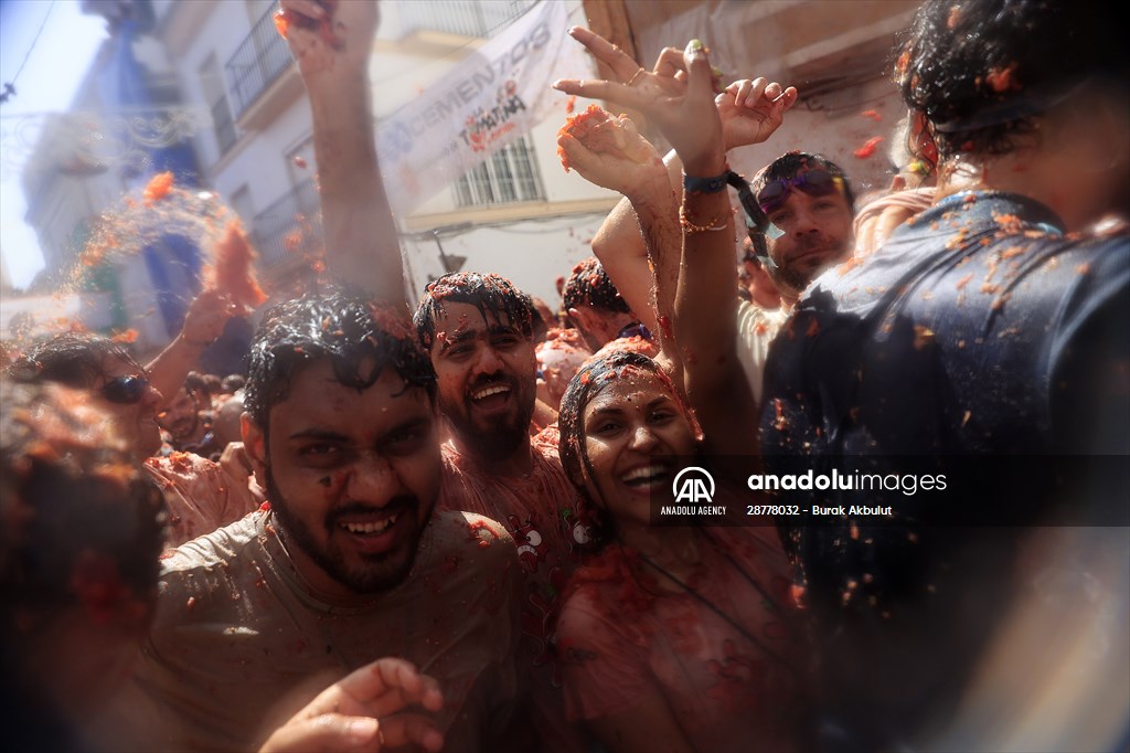 "La Tomatina" Festival in Spain