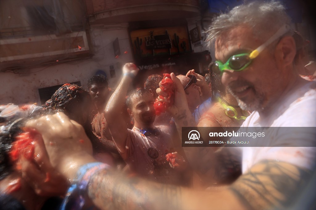 "La Tomatina" Festival in Spain