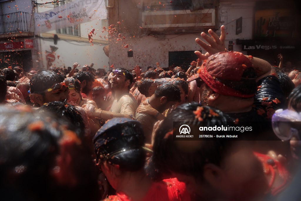 "La Tomatina" Festival in Spain