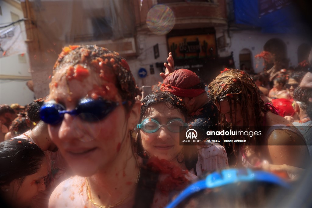 "La Tomatina" Festival in Spain