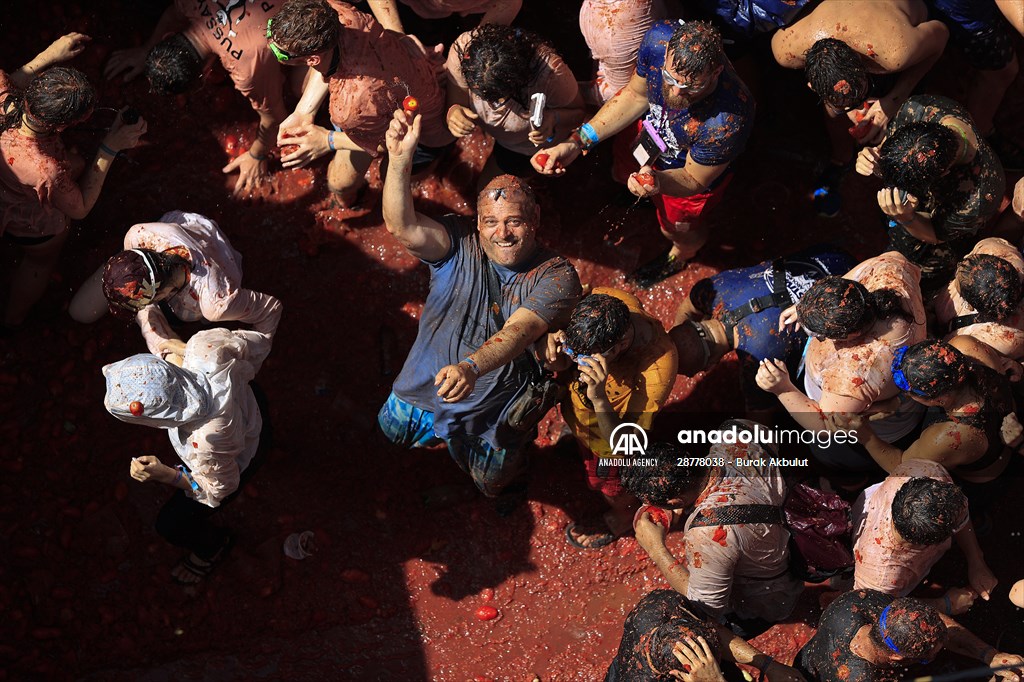 "La Tomatina" Festival in Spain