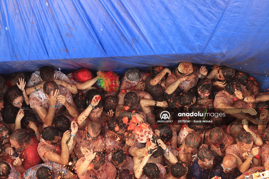 "La Tomatina" Festival in Spain