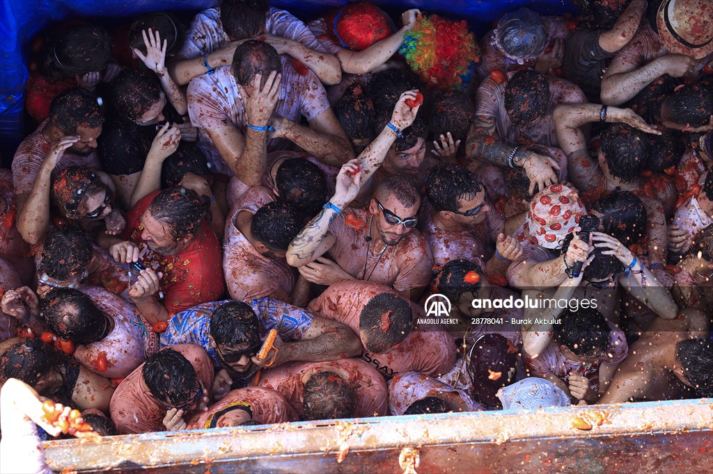 "La Tomatina" Festival in Spain