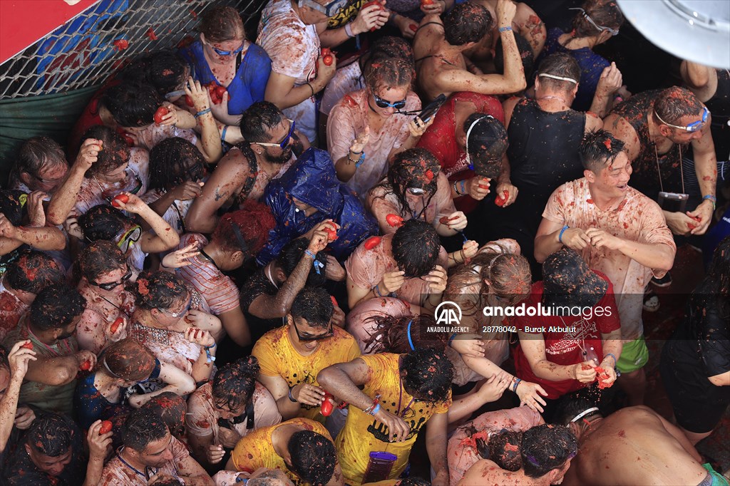 "La Tomatina" Festival in Spain