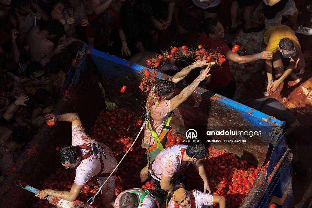 "La Tomatina" Festival in Spain