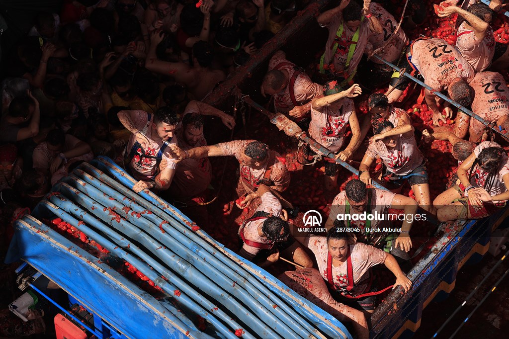 "La Tomatina" Festival in Spain