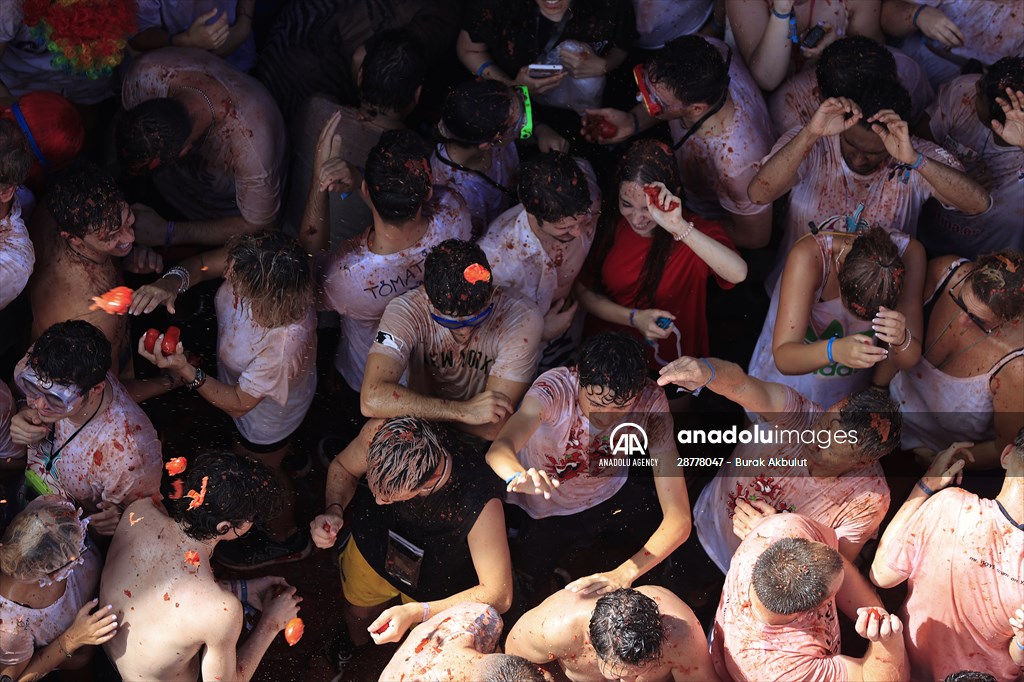 "La Tomatina" Festival in Spain