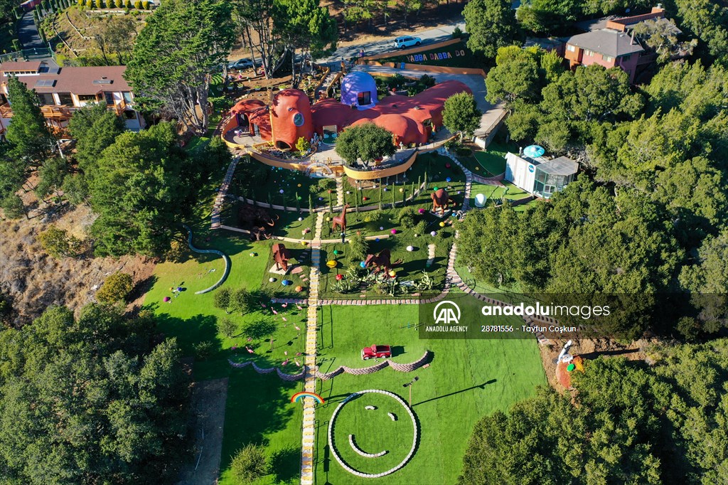 Flintstones house in Hillsborough of California