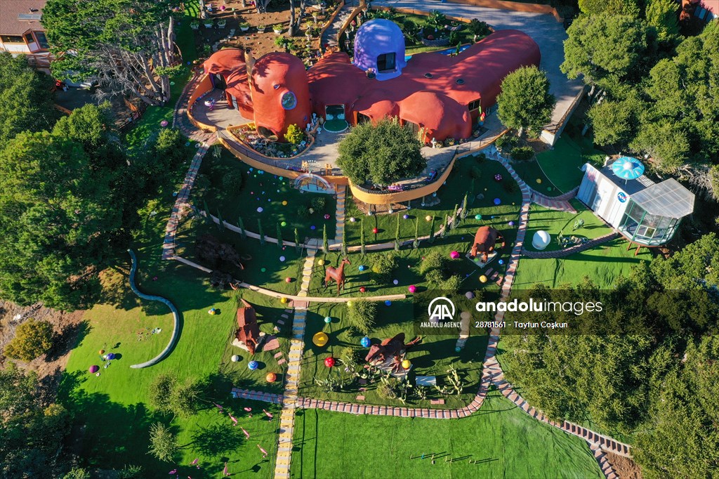 Flintstones house in Hillsborough of California