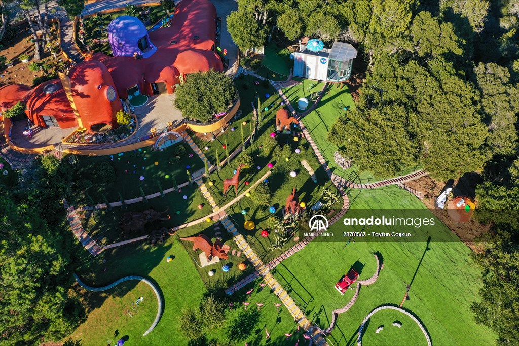 Flintstones house in Hillsborough of California