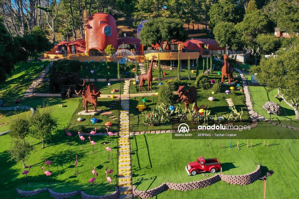 Flintstones house in Hillsborough of California