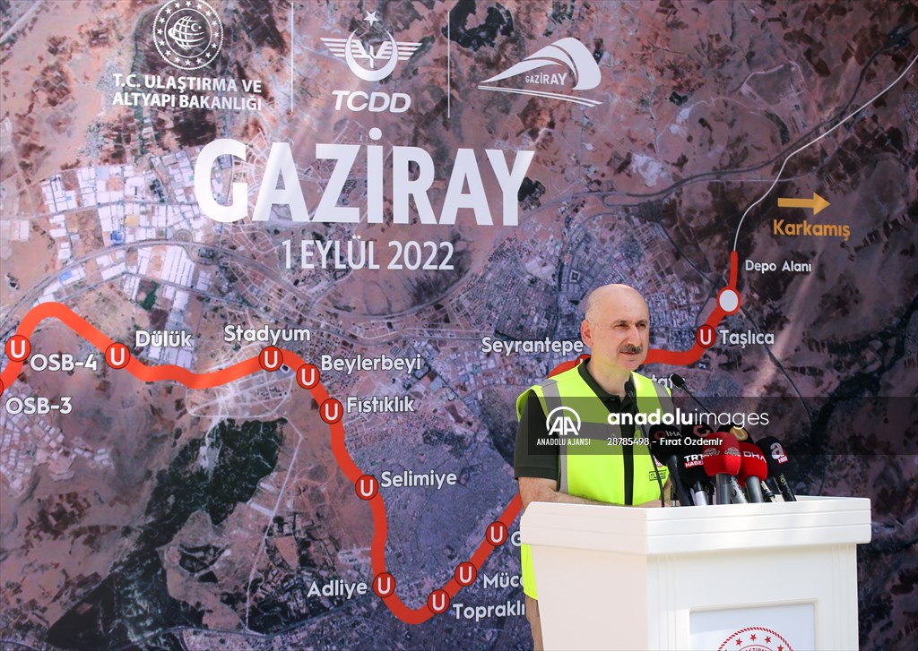 Bakan Karaismailoğlu, Gaziray'ın ilk test sürüşüne katıldı