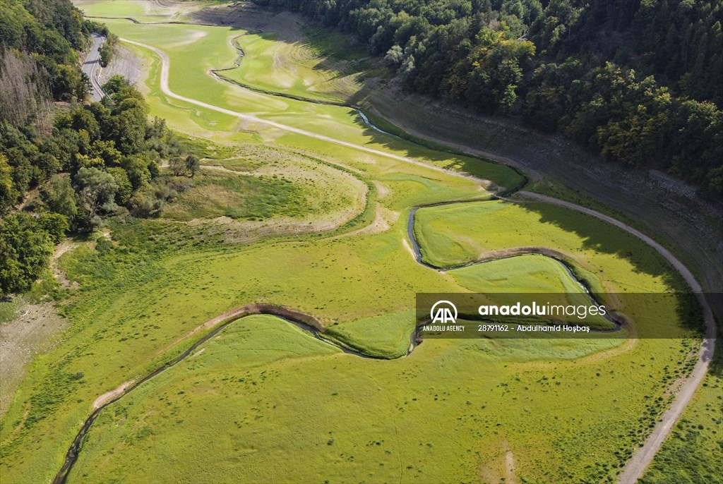 Water level drop in Germany