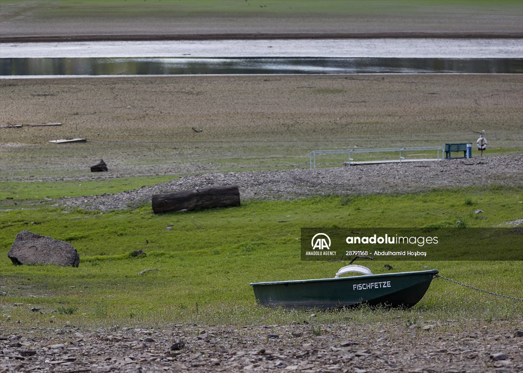 Water level drop in Germany