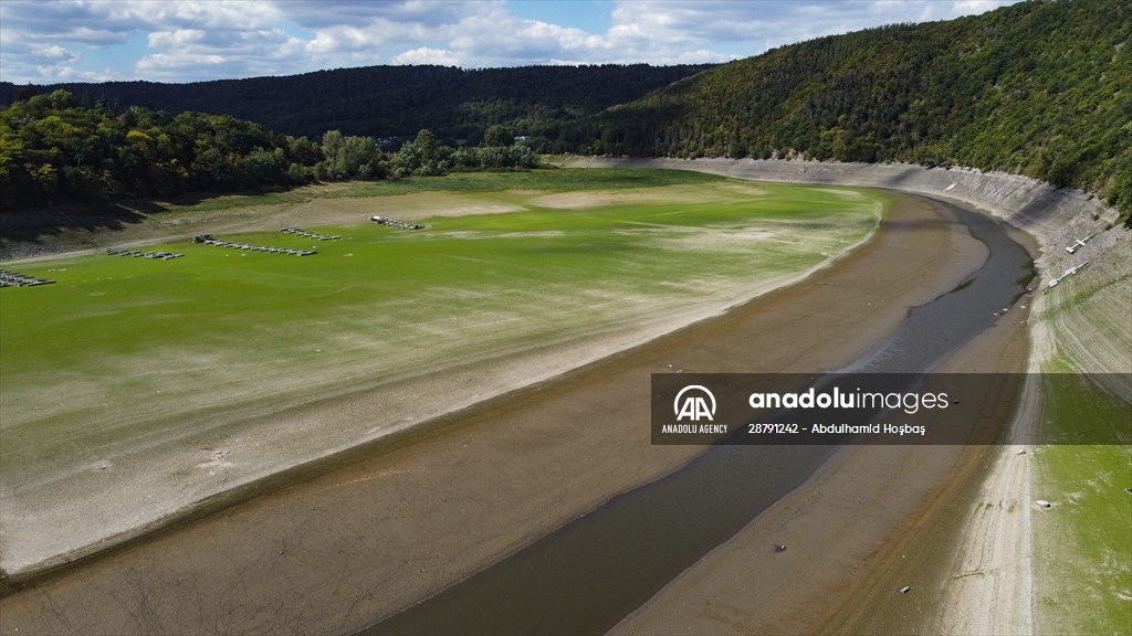 Water level drop in Germany