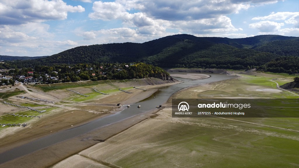 Water level drop in Germany