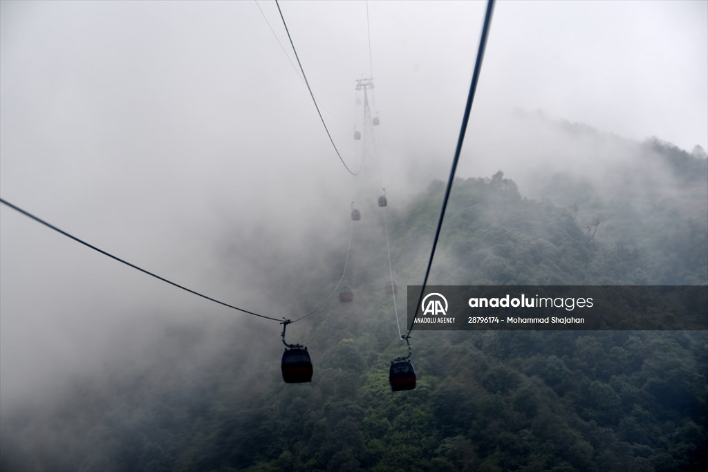 Cable car in Nepal