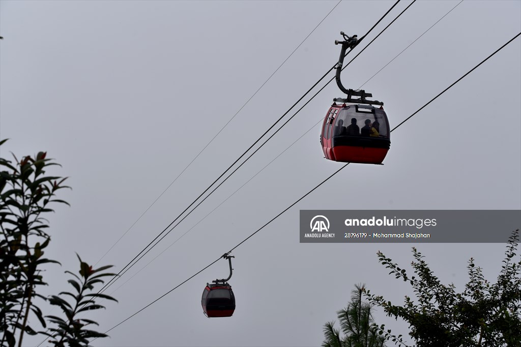 Cable car in Nepal