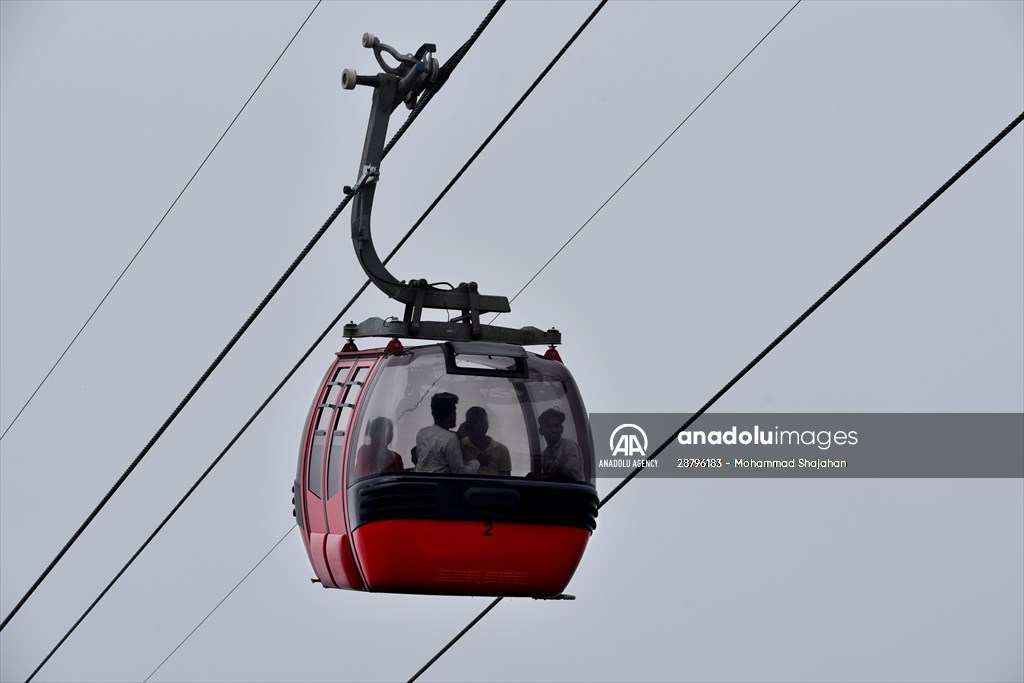 Cable car in Nepal