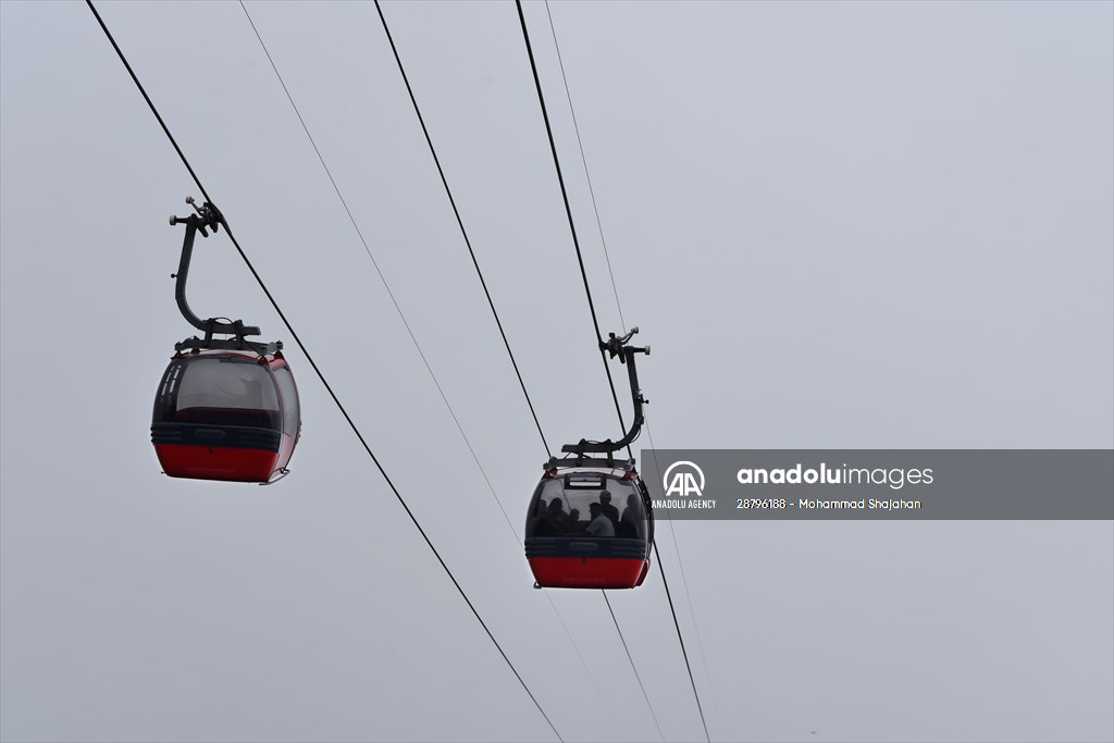 Cable car in Nepal