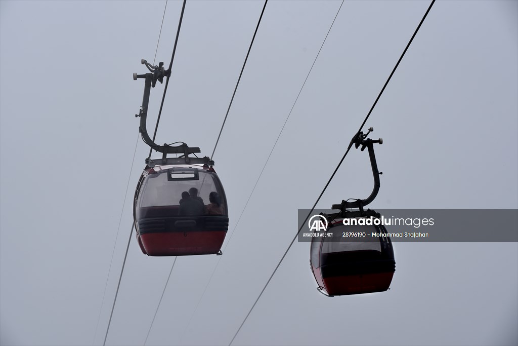 Cable car in Nepal