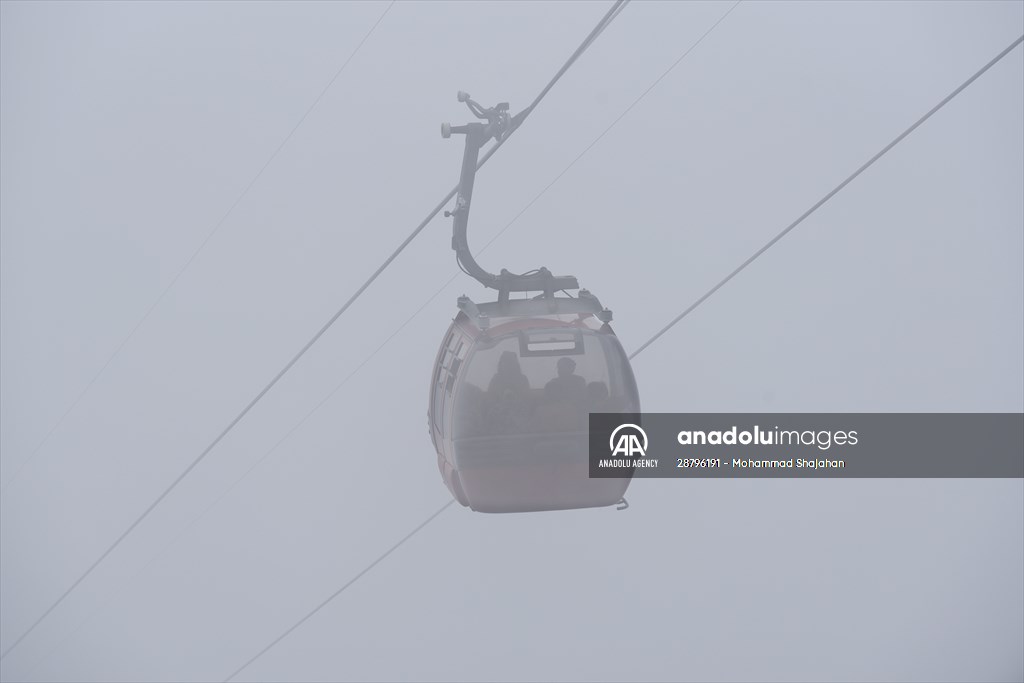 Cable car in Nepal