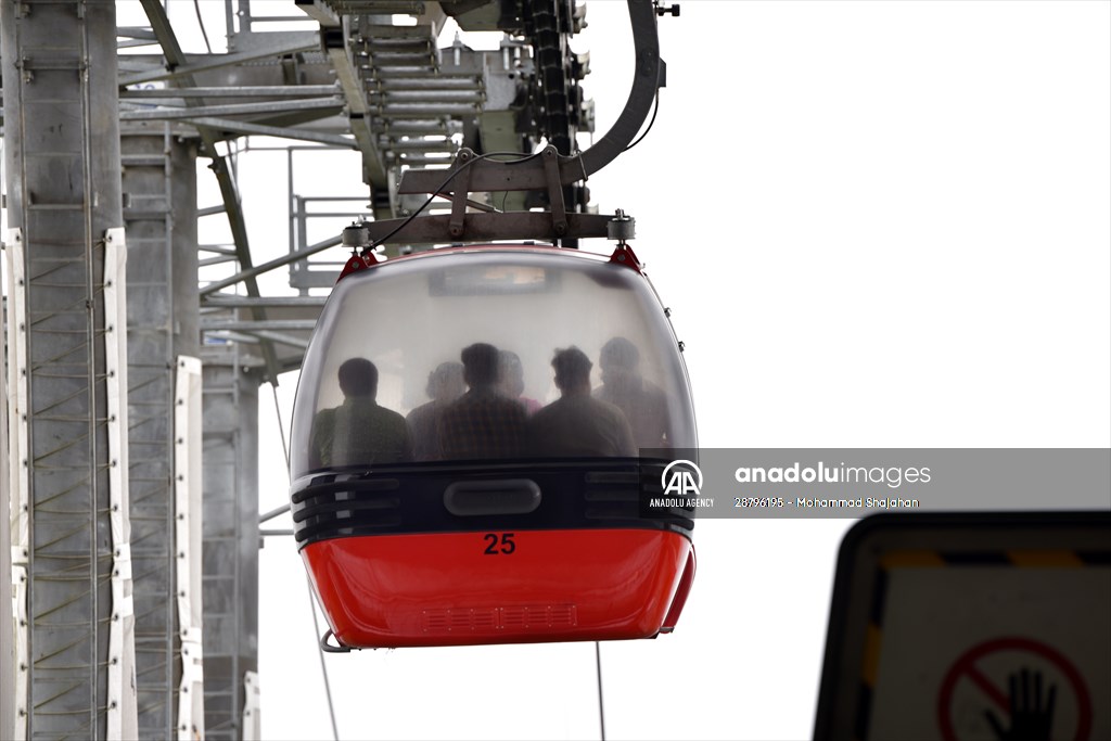 Cable car in Nepal