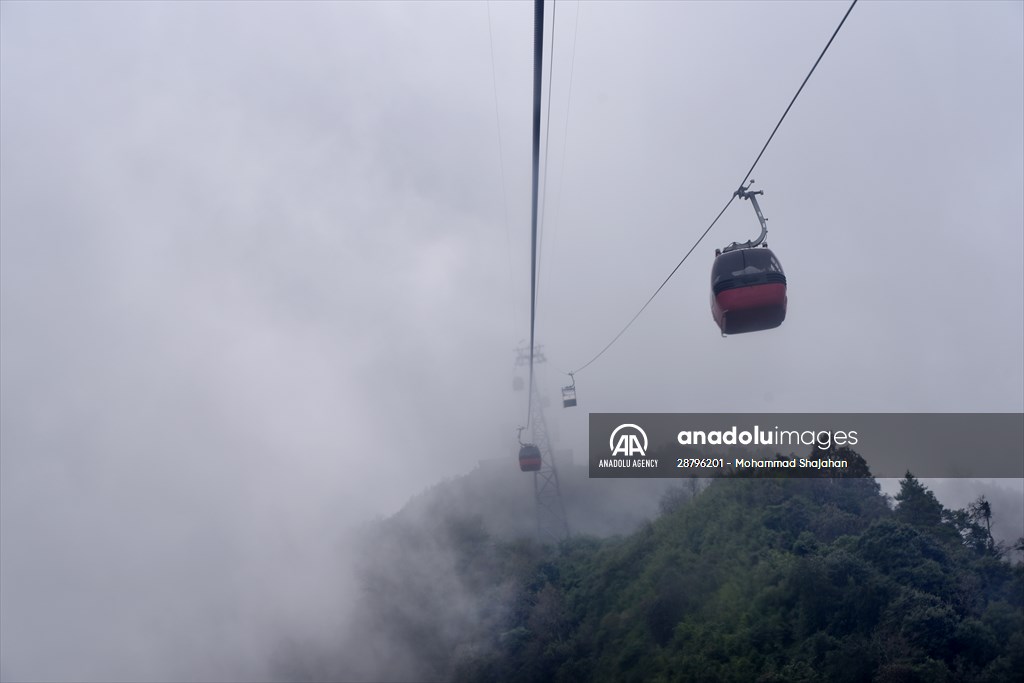 Cable car in Nepal