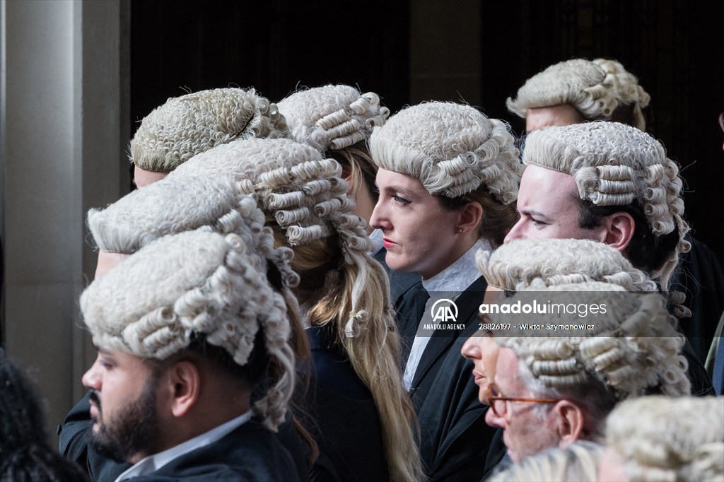 Criminal Barristers Rally Outside the Supreme Court in London