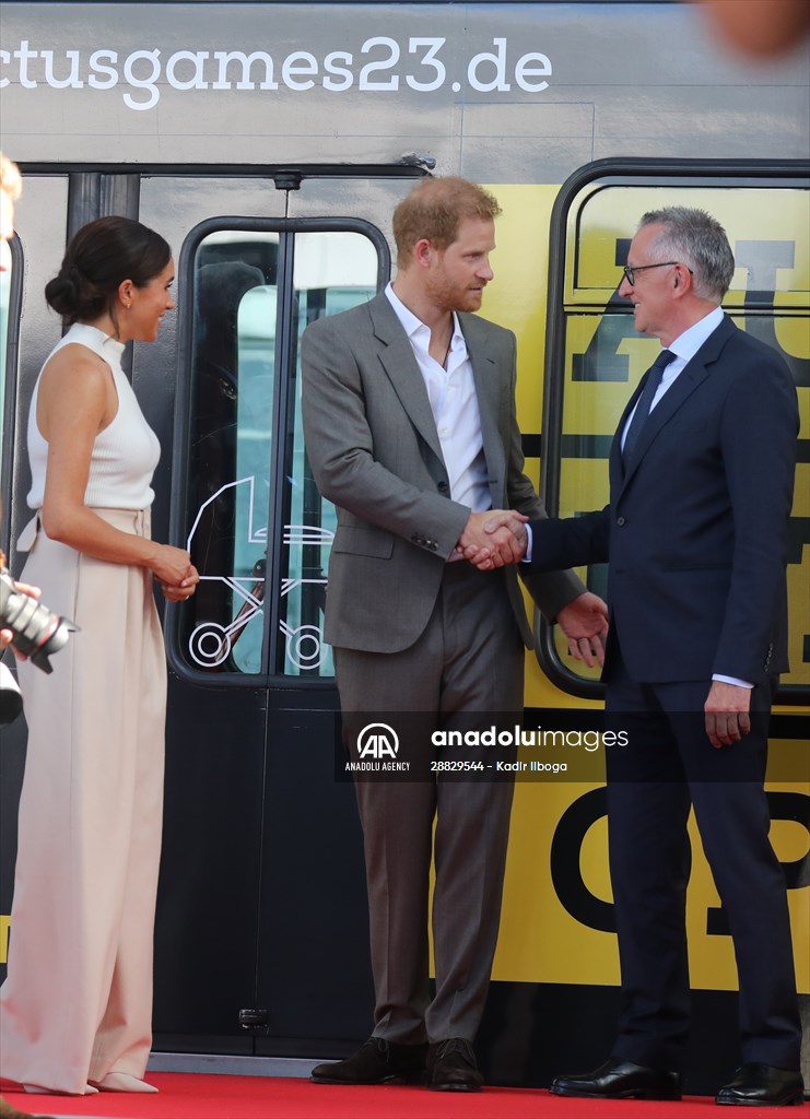 Prince Harry, Meghan Markle arrive in Germany for Invictus Games 2023