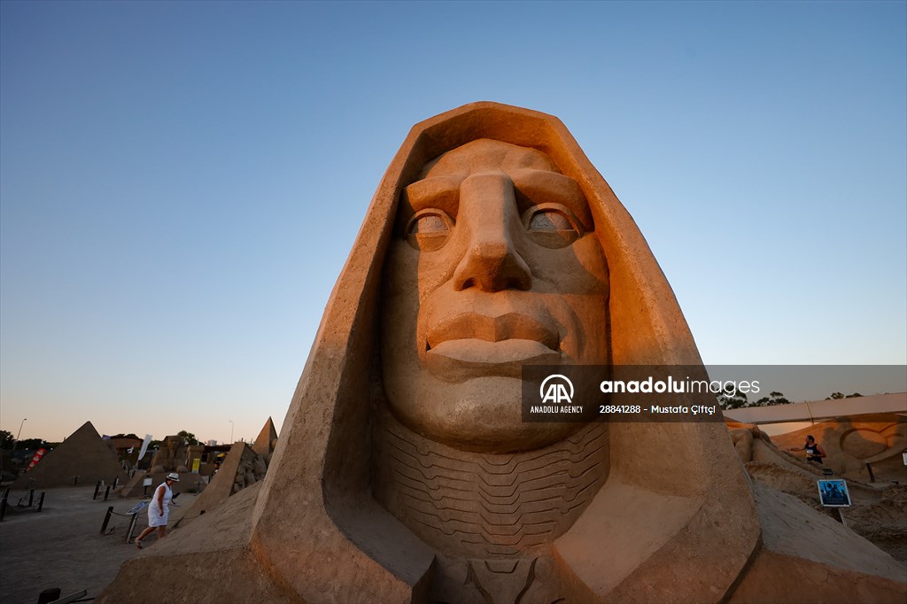 17th International Sand Sculpture Festival kicks off in Turkiye's Antalya