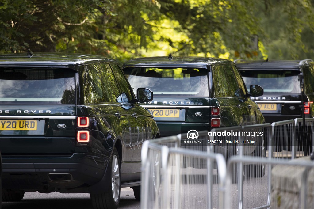 Queen Elizabeth II’s coffin travels from Balmoral Castle to the Palace of Holyroodhouse in Edinburgh