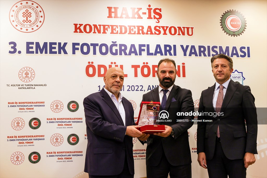 3. Emek Fotoğrafları Yarışması ödül töreni gerçekleştirildi