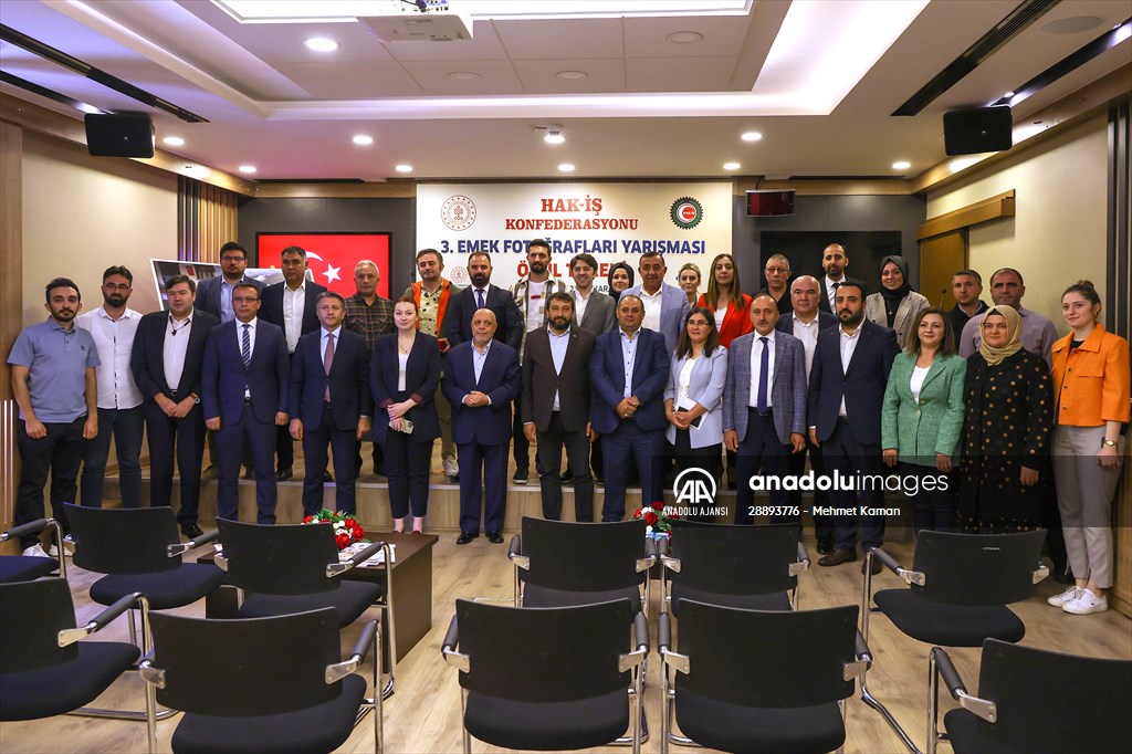 3. Emek Fotoğrafları Yarışması ödül töreni gerçekleştirildi