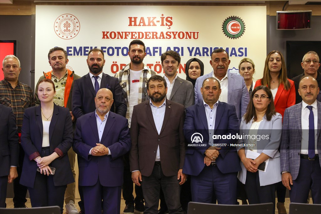 3. Emek Fotoğrafları Yarışması ödül töreni gerçekleştirildi