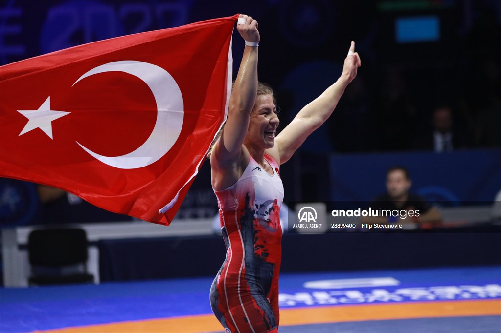 Turkish wrestler Yasemin Adar Yigit wins gold at World Championships