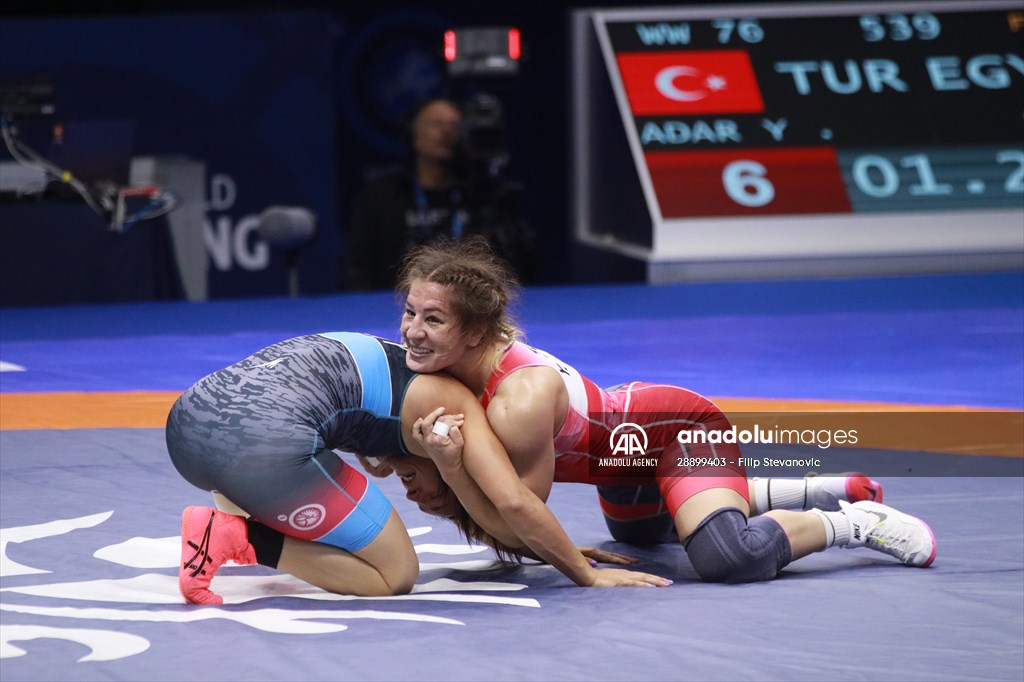 Turkish wrestler Yasemin Adar Yigit wins gold at World Championships