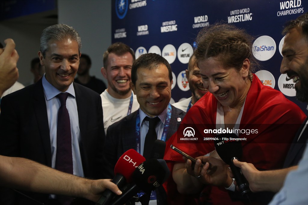 Turkish wrestler Yasemin Adar Yigit wins gold at World Championships