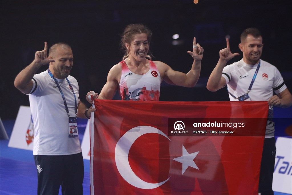 Turkish wrestler Yasemin Adar Yigit wins gold at World Championships