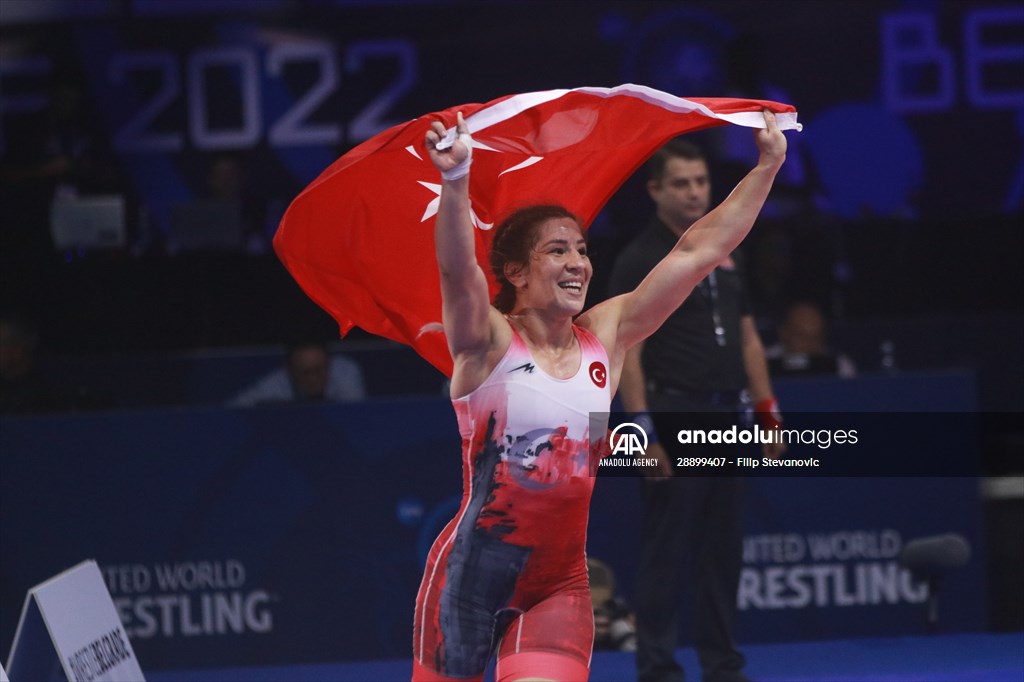 Turkish wrestler Yasemin Adar Yigit wins gold at World Championships