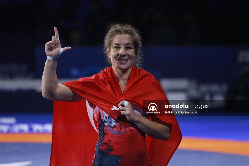 Turkish wrestler Yasemin Adar Yigit wins gold at World Championships