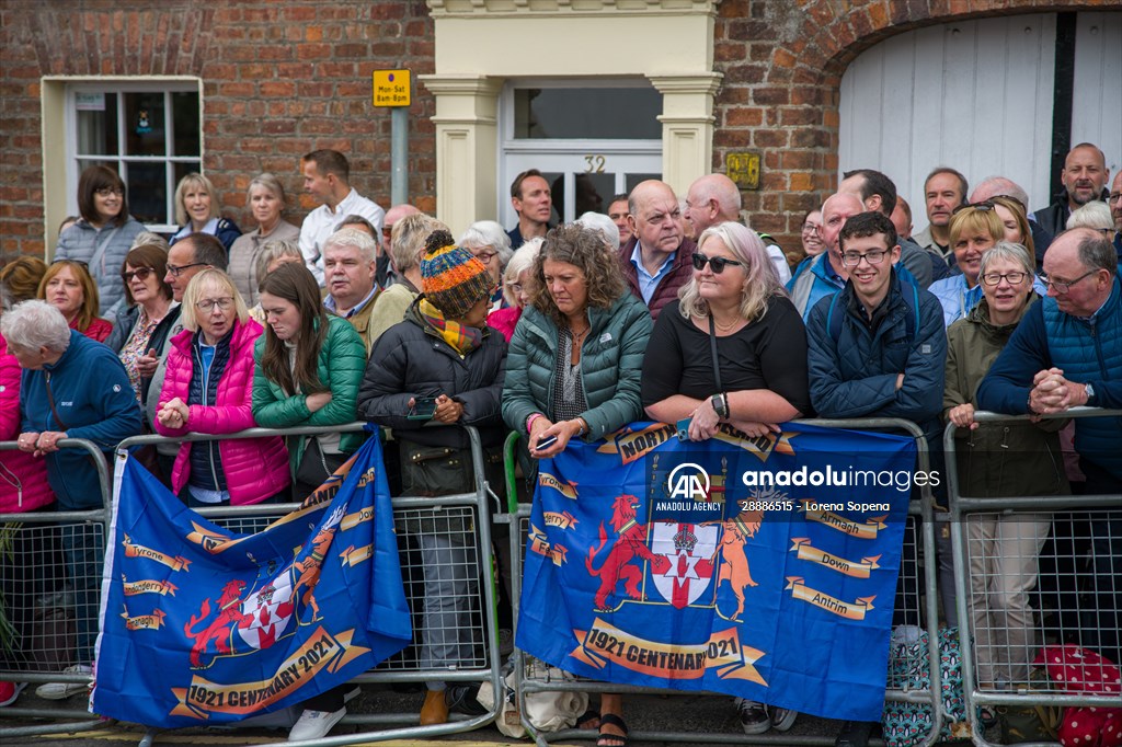 King Charles III And The Queen Consort Travel To Northern Ireland
